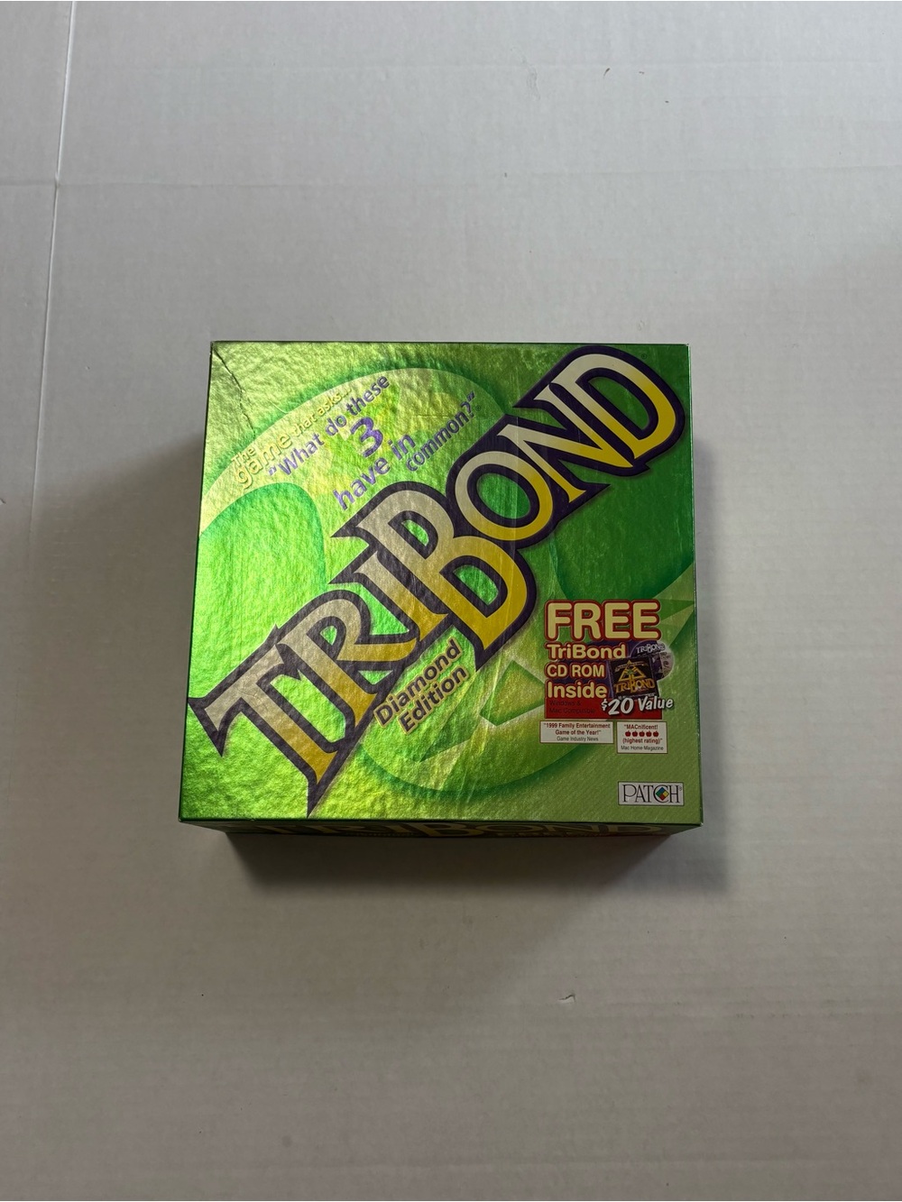 TriBond Diamond Edition Party Game - Green Holographic Box